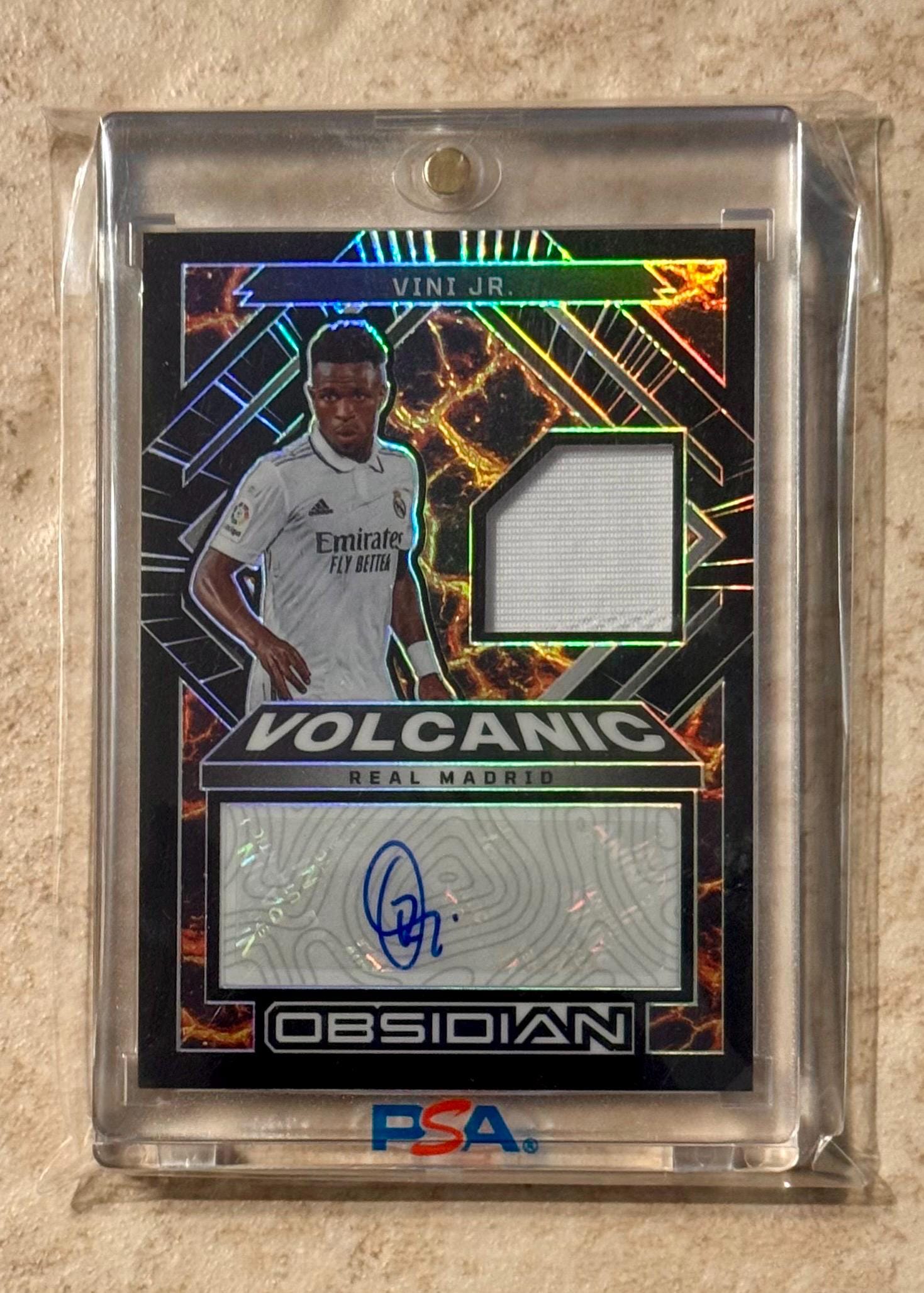 2022-23 Panini Obsidian Vinicius Junior Vini Jr. Volcanic Jersey