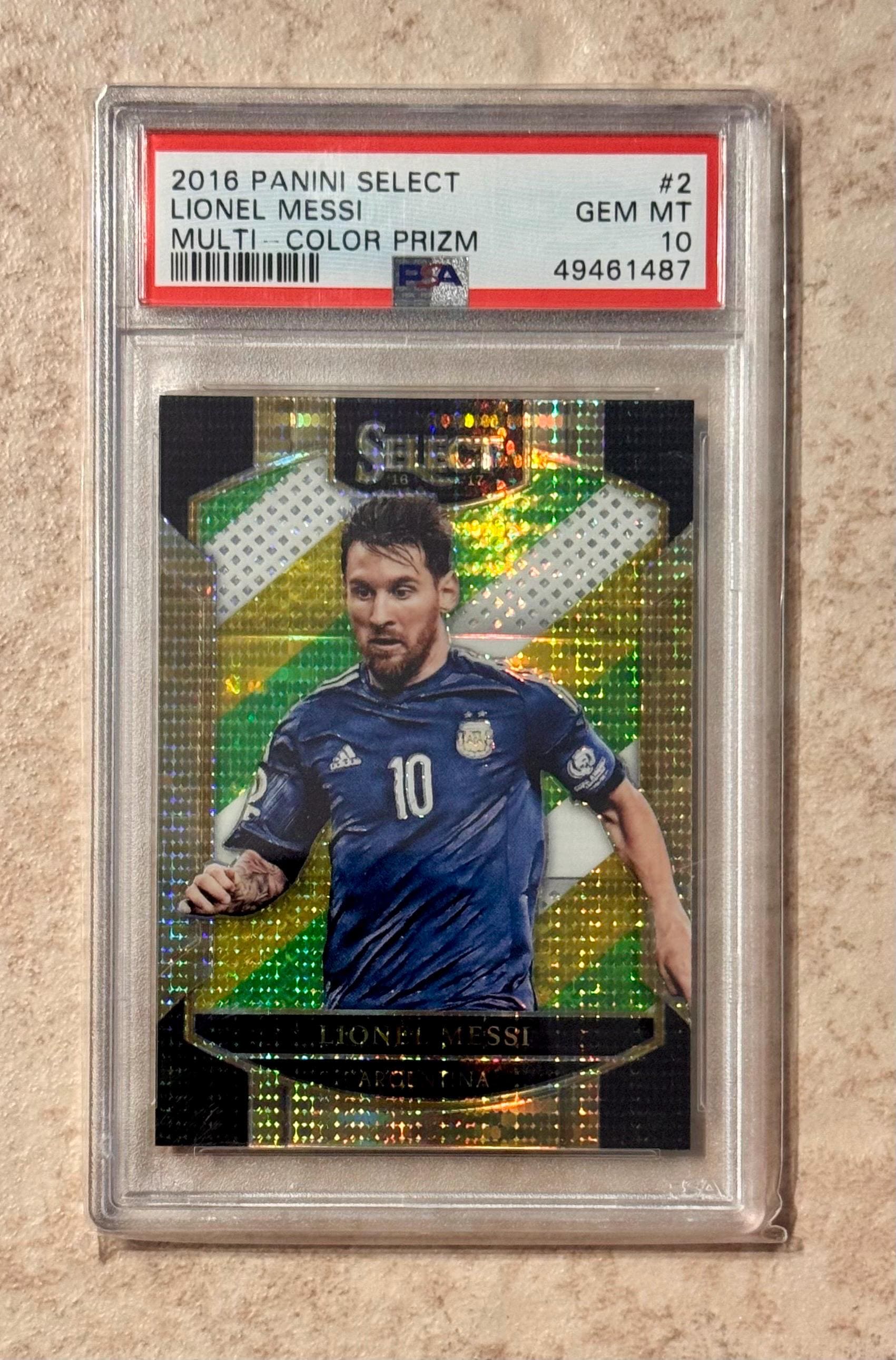 Panini Select 0 Soccer 2016-17 Lionel Messi - | PSA メッシ #1 