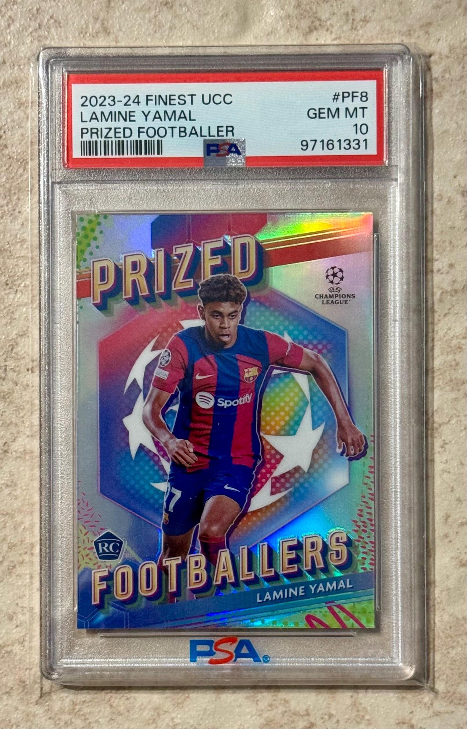 Lamine Yamal Psa 10 Rookie Card - Etsy