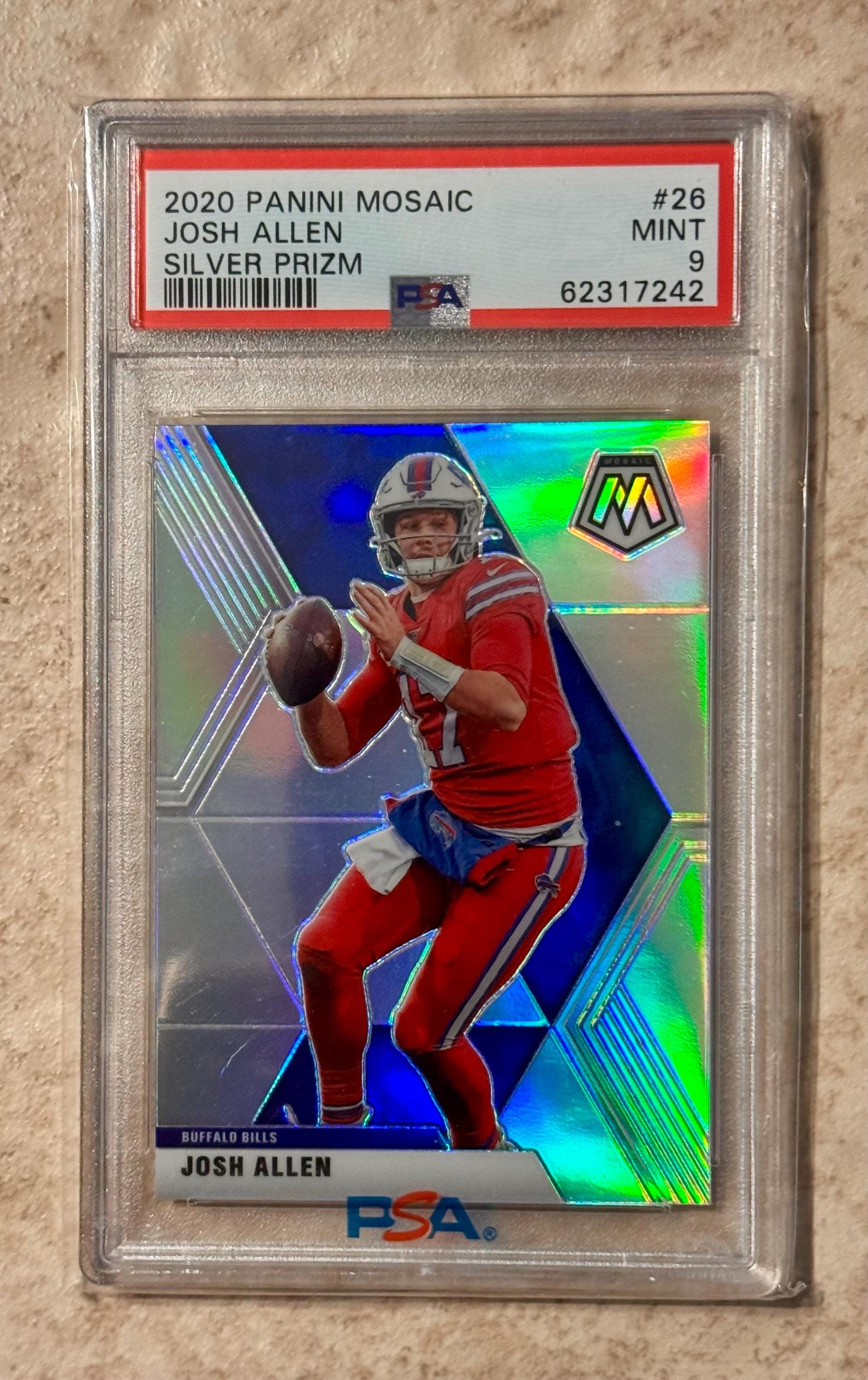 2020 Panini Mosaic Jos Allen #26 Mosaic PSA 9 Mint Silver Prizm - Etsy