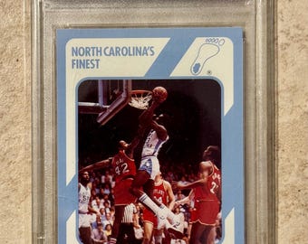 1989 Collegiate Collection North Carolina #13 Michael Jordan PSA 9 Mint