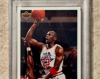 1991 Upper Deck All-Star Checklist #48 Michael Jordan PSA 10 Gem Mint