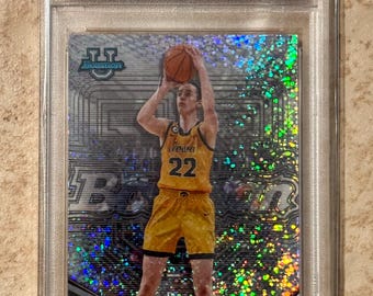 2022 Bowman University Best Caitlin Clark Speckle Refractor #50 PSA 10 Gem Mint