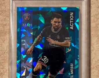 2021-22 Topps Merlin '97 UCL #127 リオネル・メッシ PSA 10 ジェム
