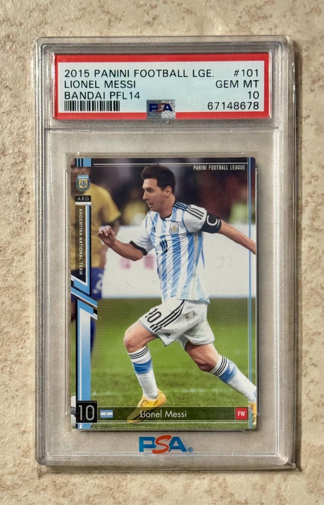 2015 Panini Football League Soccer Bandai PFL14 #101 Lionel Messi