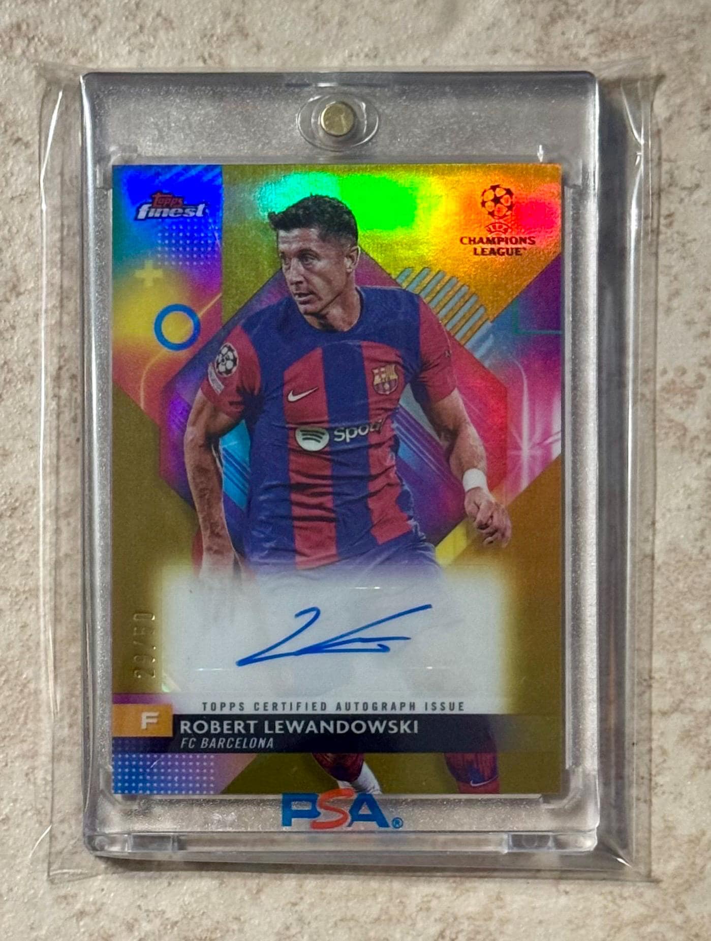レヴァンドフスキサイン&ジャージカード Lewandowski card - Etsy 日本