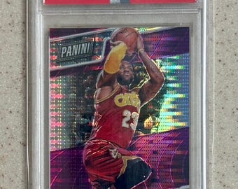 2016 Lebron James SP #D/50 Purple Pulsar Prizm PSA 9 Mint - Etsy