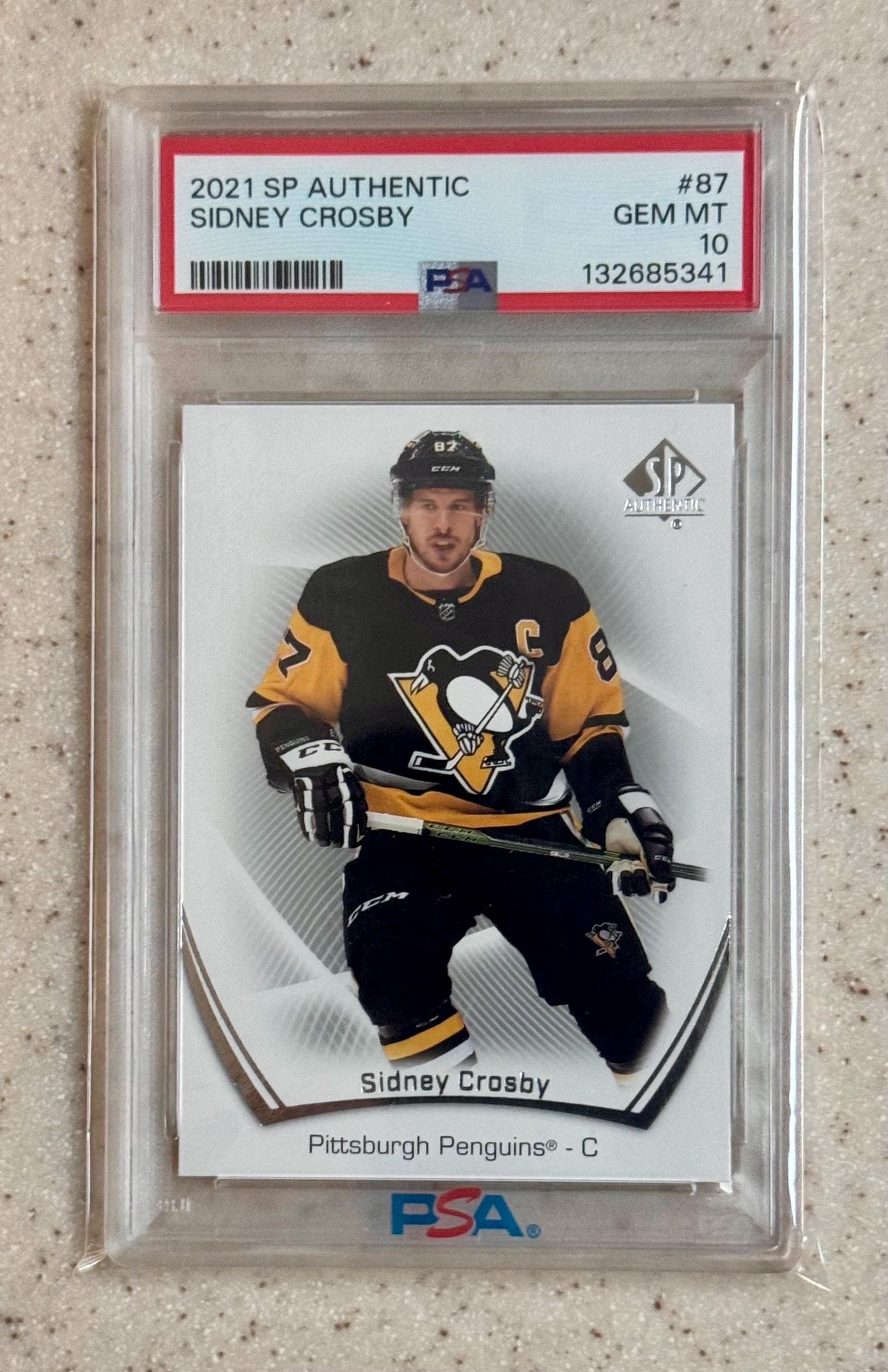 Kwick　 『S.T.』 オリジナル　USA盤 2021 SP Authentic #87 Sidney Crosby PSA 10 Gem Mint Pittsburgh