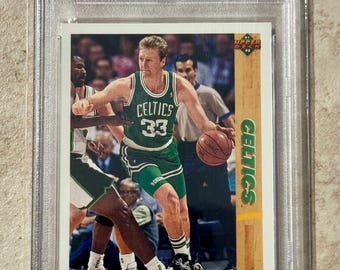 1991 Upper Deck Larry Bird #344 Boston Celtics PSA 10 Gem Mint - Etsy