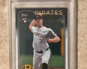 Actualización de Topps 2024 Paul Skenes RC PSA 9 Mint #US100 Novato