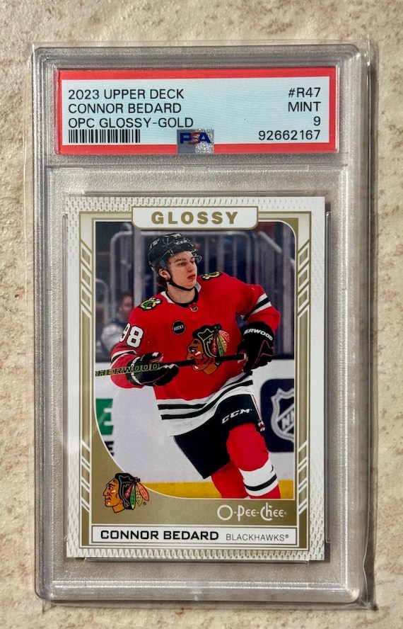 2023 Upper Deck O-pee-chee Glossy Gold #R47 Connor Bedard Rookie