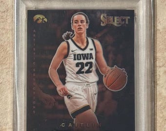 2024 PANINI Caitlin Clark Collection Artistic Selection #AS2 Caitlin Clark PSA 9 Mint Rookie RC