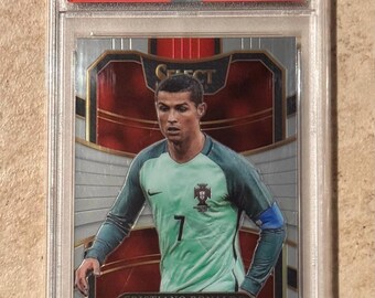 2017 Panini Select #33 Cristiano Ronaldo Portugal PSA 9 Mint - Etsy