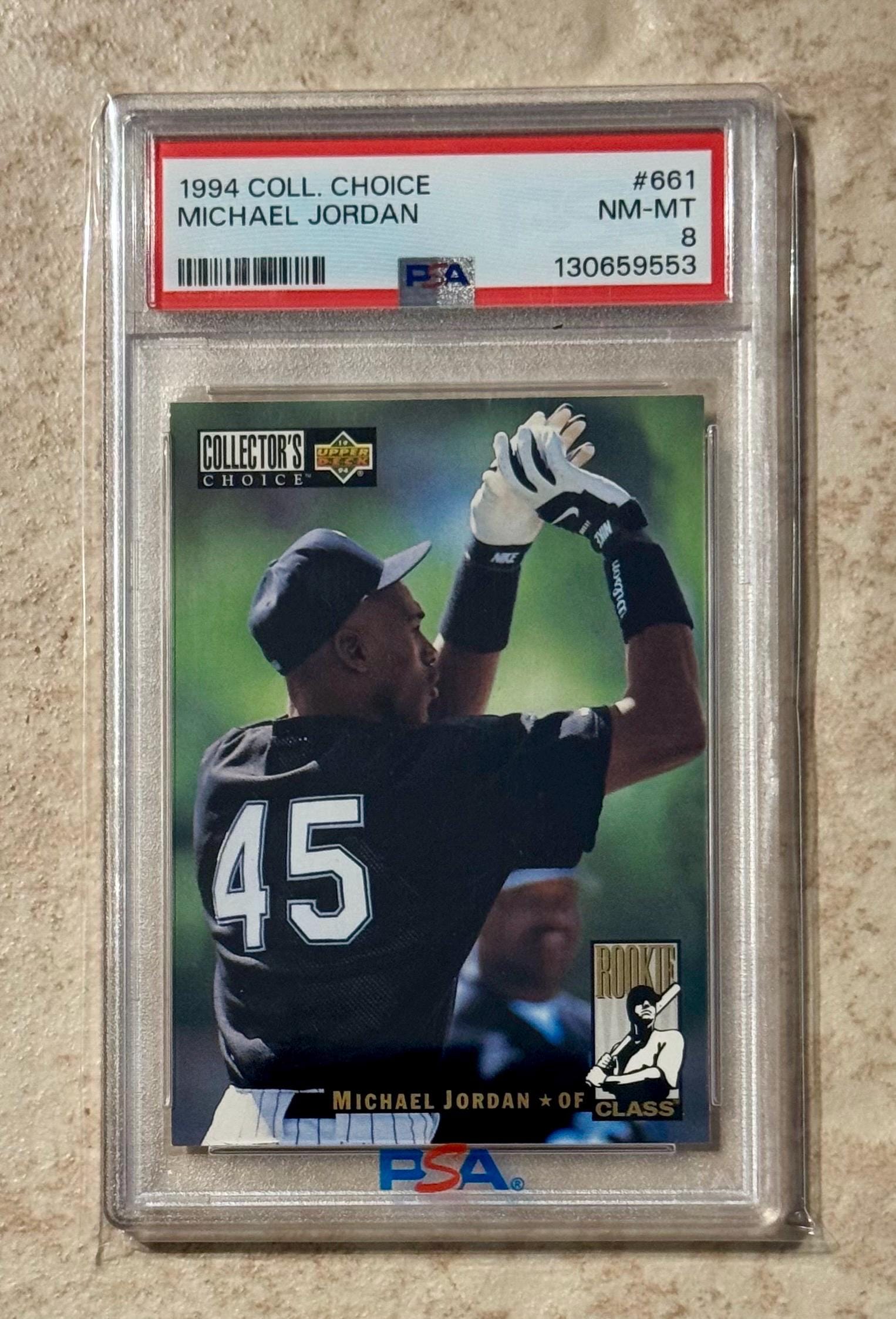 1994 Collectors Choice Michael Jordan #661 PSA 8 White Sox Rookie