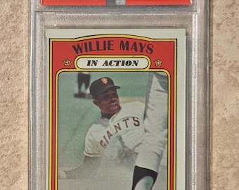 1972 Topps #50 Willie Mays PSA 7 San Francisco Giants