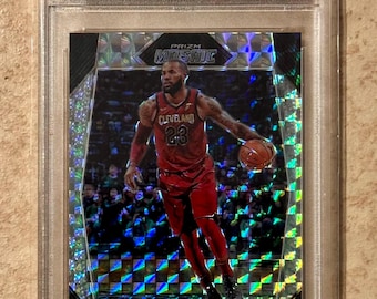 2017 PANINI PRIZM Mosaic Silver #80 Lebron James PSA 10 Gem Mint