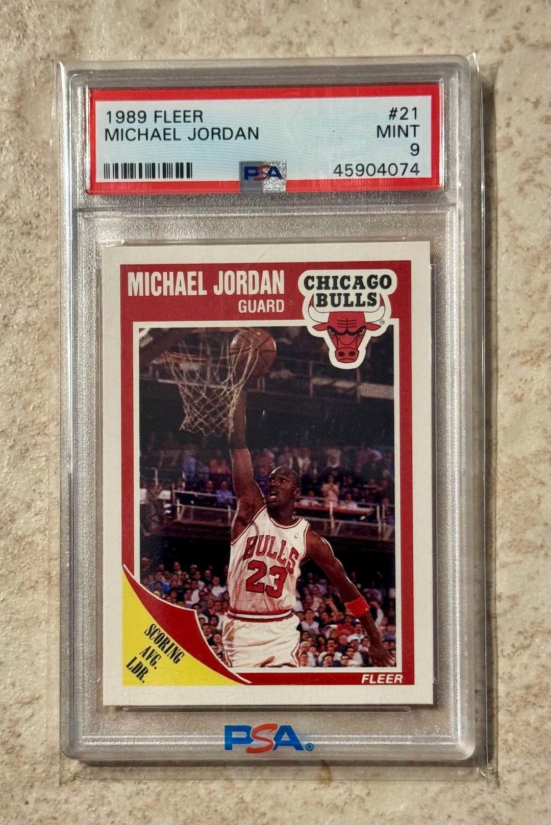 1989 Fleer Basketball #21 Michael Jordan HOF PSA 9 Mint - Etsy