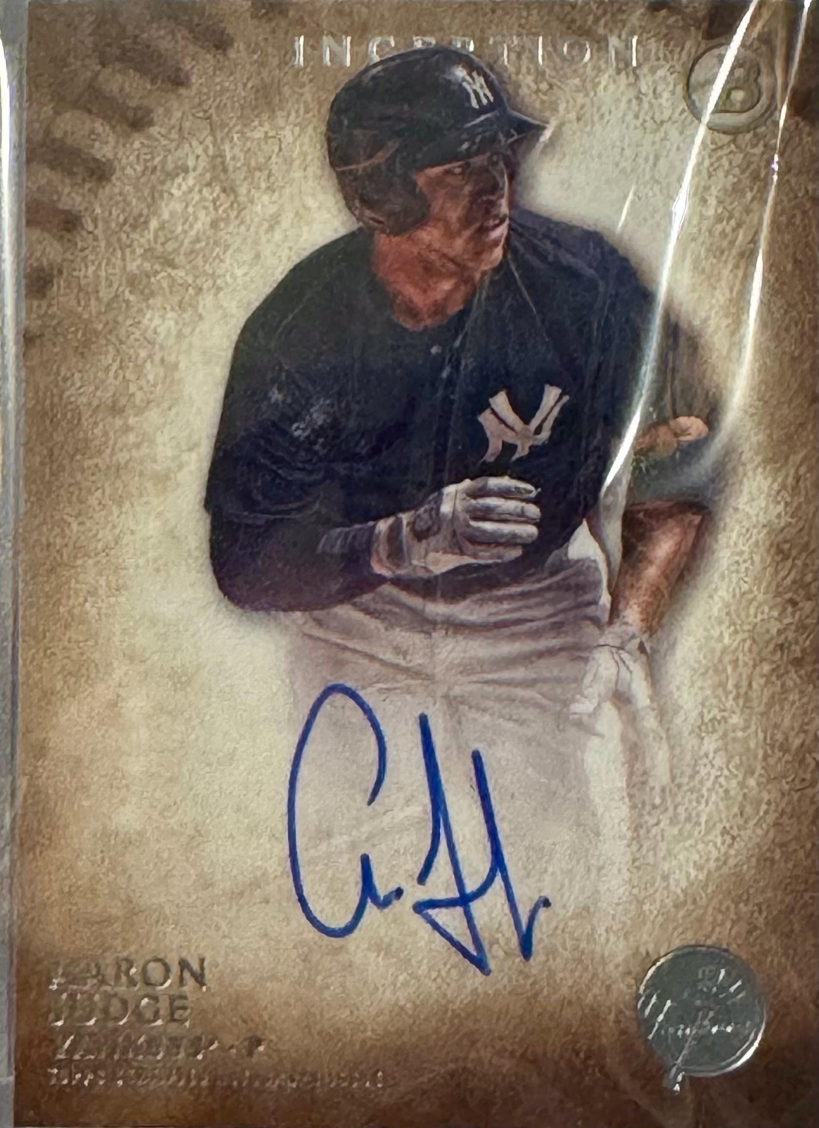 2015 Bowman Inception - Prospect on Card Autograph #PA-AJ Aaron