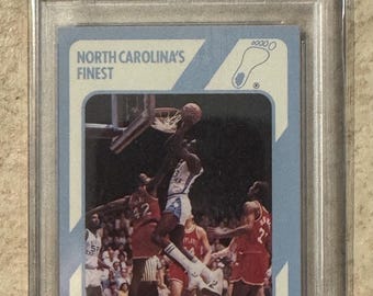 1989 Collegiate Collection North Carolina #13 Michael Jordan PSA 10 Gem Mint