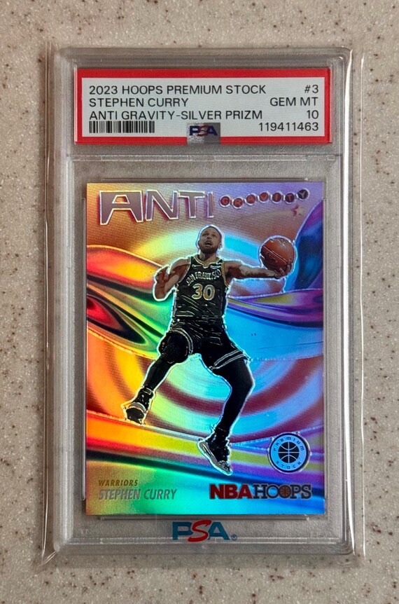 2023-24 Hoops Premium Stock Stephen Curry Anti Gravity Silver
