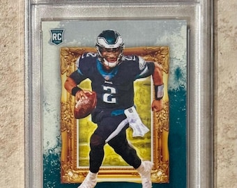2020 Panini Donruss Jalen Hurts RC Rookie Gridiron Kings PSA 10 Gem Mint Philadelphia Eagles Rookie Card RC