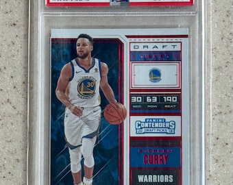 2018 Panini Contenders DP #49 Stephen Curry Red Foil PSA 9 Mint