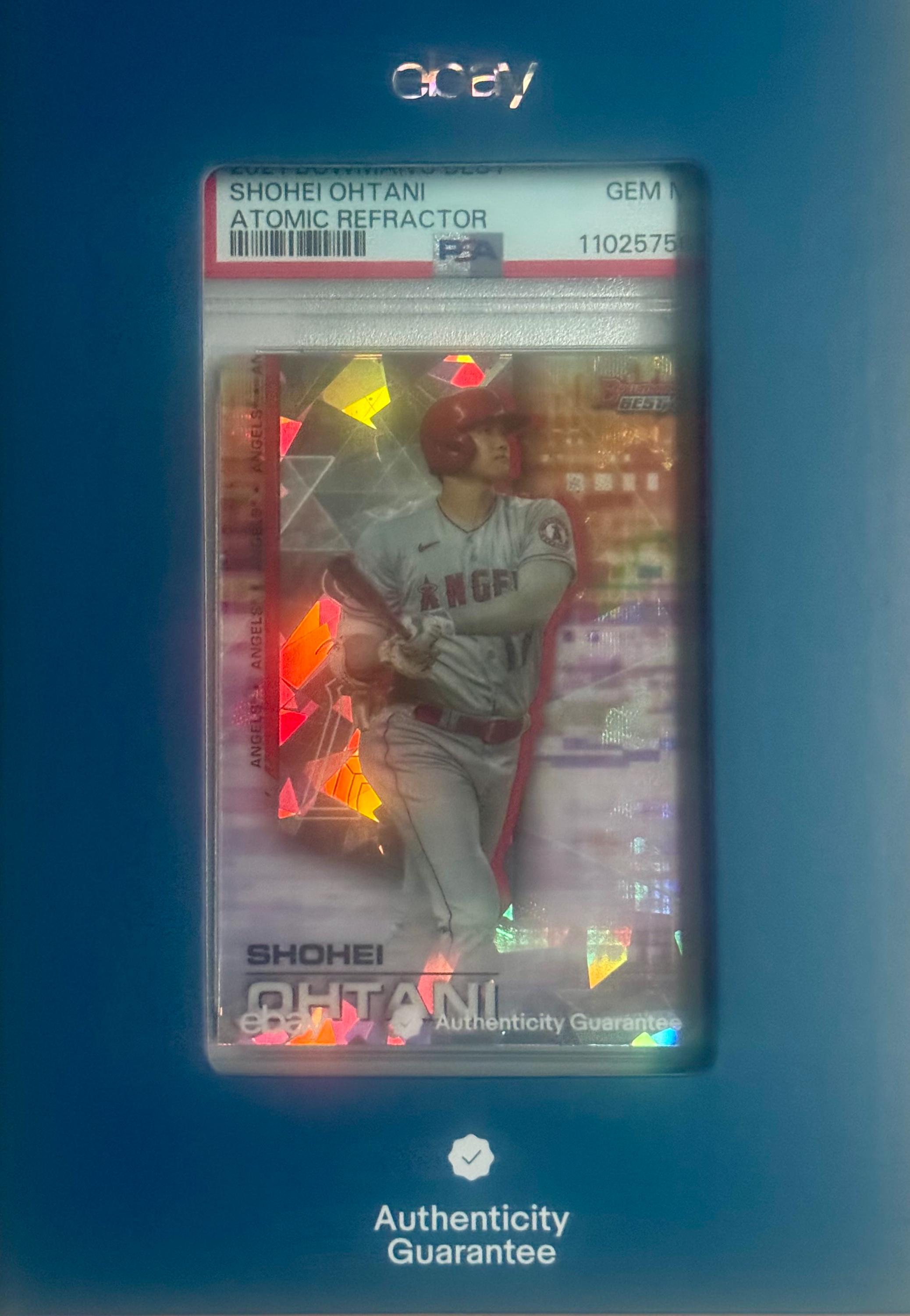 2021 Bowman's Best Shohei Ohtani #67 Atomic Refractor PSA 10 Gem