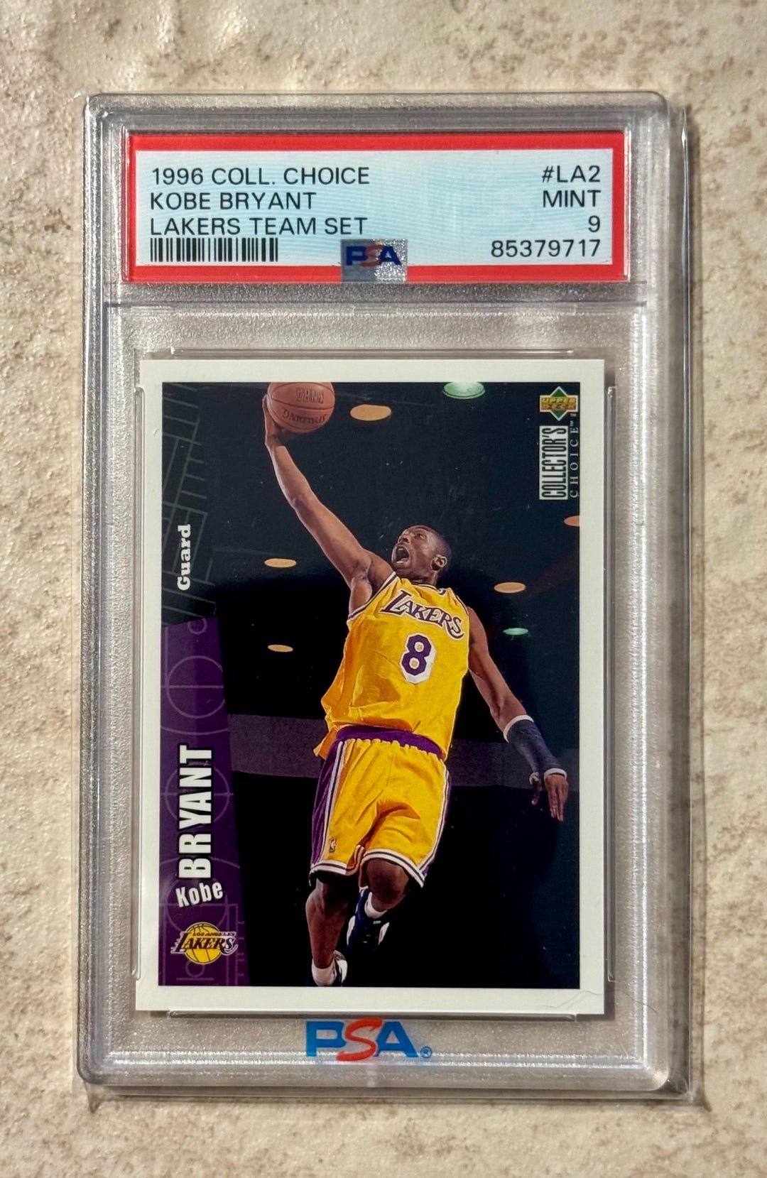1996 Upper Deck Kobe Bryant #58 Rookie RC PSA 9 Mint - Etsy