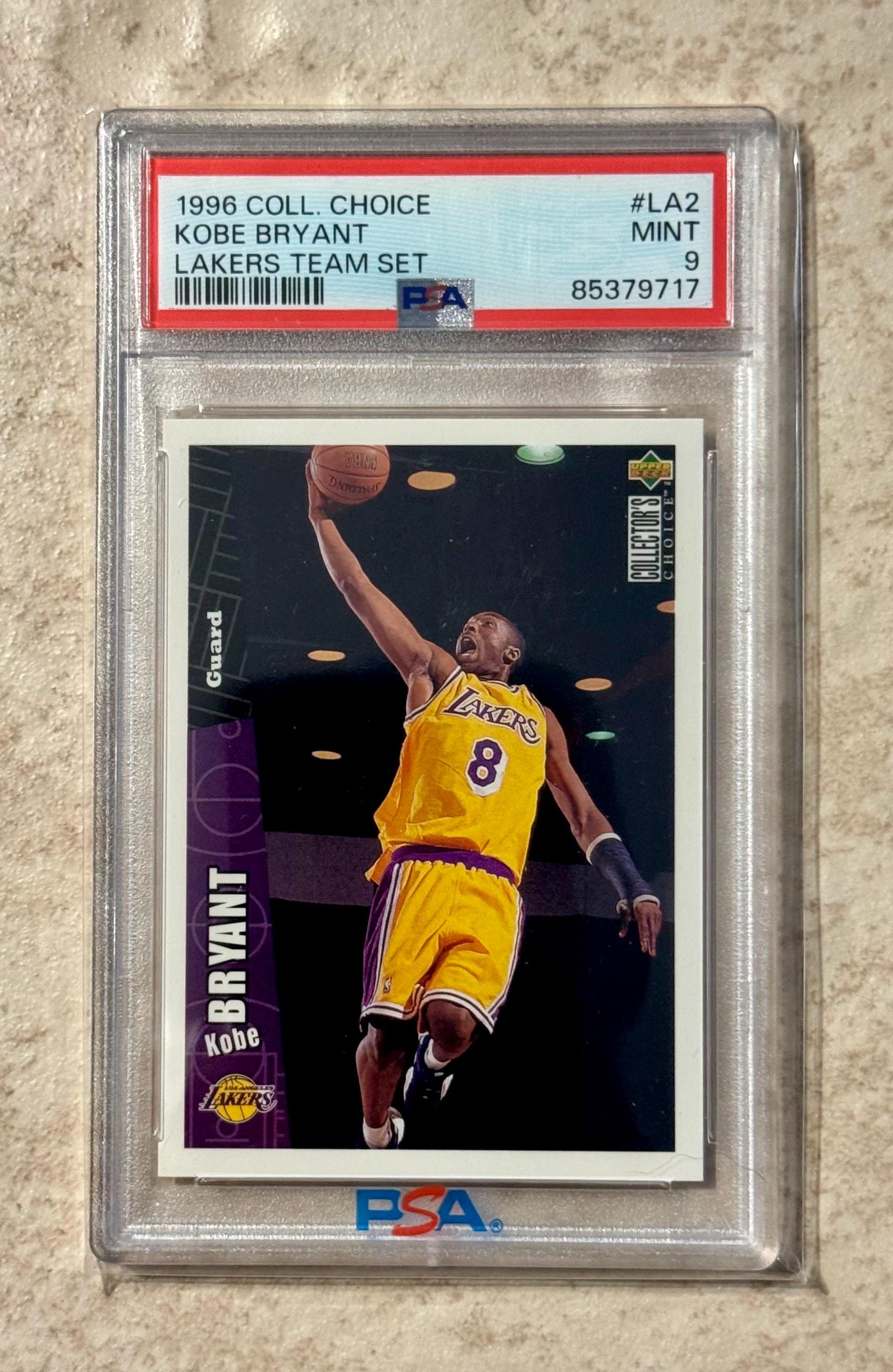 1996 Upper Deck Kobe Bryant #58 Rookie RC PSA 9 Mint - Etsy