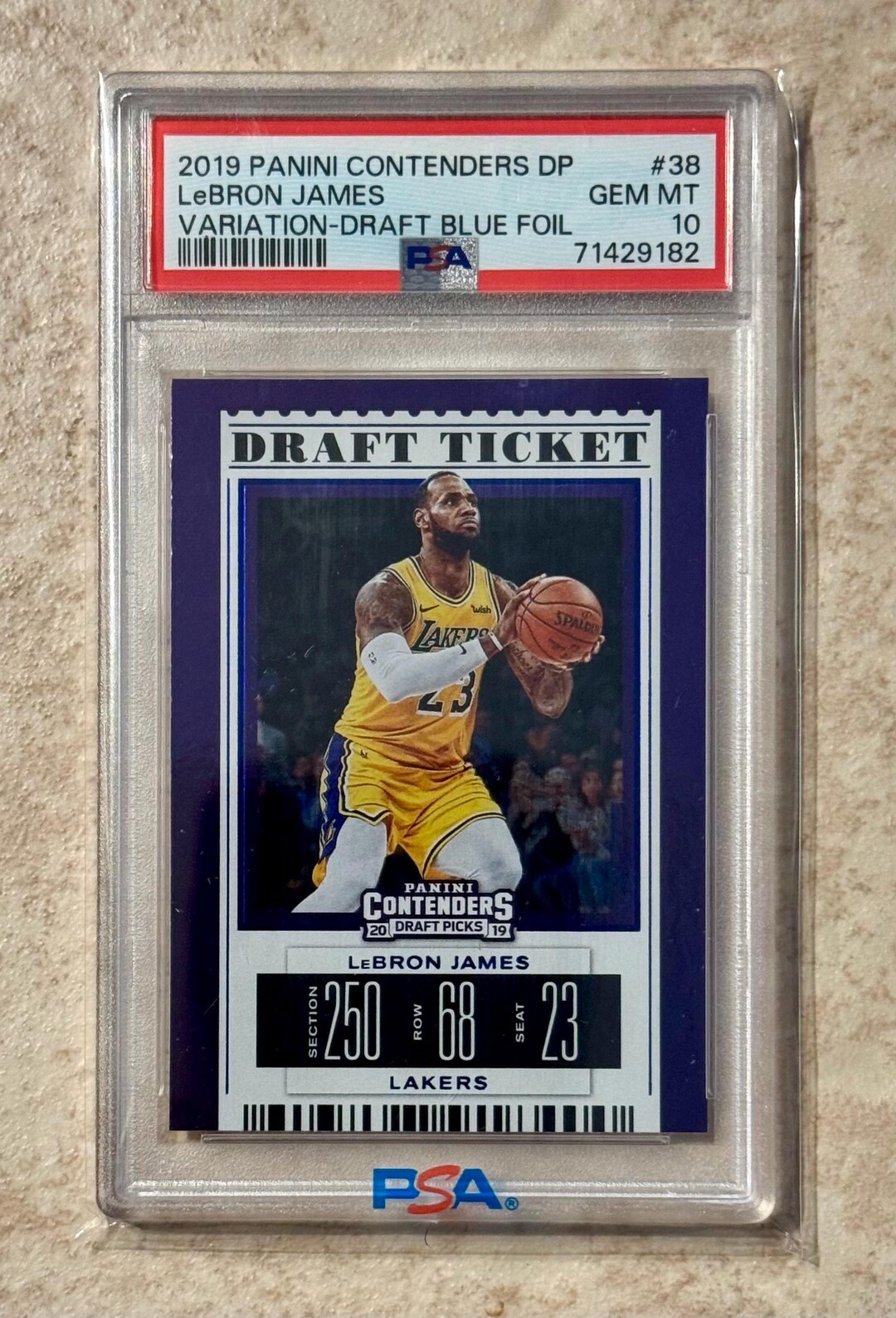 2019 PANINI コンテンダーズ ドラフトピック ブルーホイル #38
