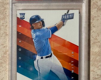 2022 Panini Vaderdag Bobby Witt JR.   Rookie RC # RC25 PSA 9 Mint Rookie Card