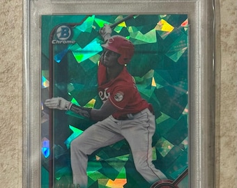 エリー・デ・ラ・クルス アクアサファイア リフラクター 2022 ボウマン クロームサファイア #d/99 RC ルーキー PSA 9 ミント