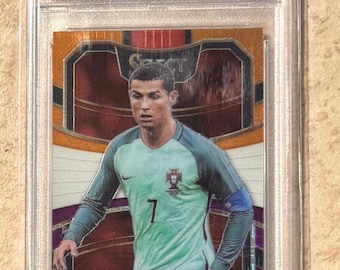 2017 Panini Select Multi Color #33 Cristiano Ronaldo Portugal PSA 9 Mint