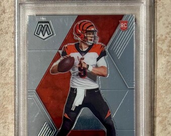 2020 Panini Mosaic Joe Burrow Rookie PSA 10 Gem Mint Cincinnati Bengals