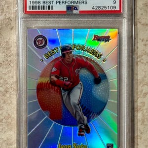 2018 Bowman's Best - 1998 Best Performers Juan Soto #98BP-JS PSA 9 Mint Rookie Card RC