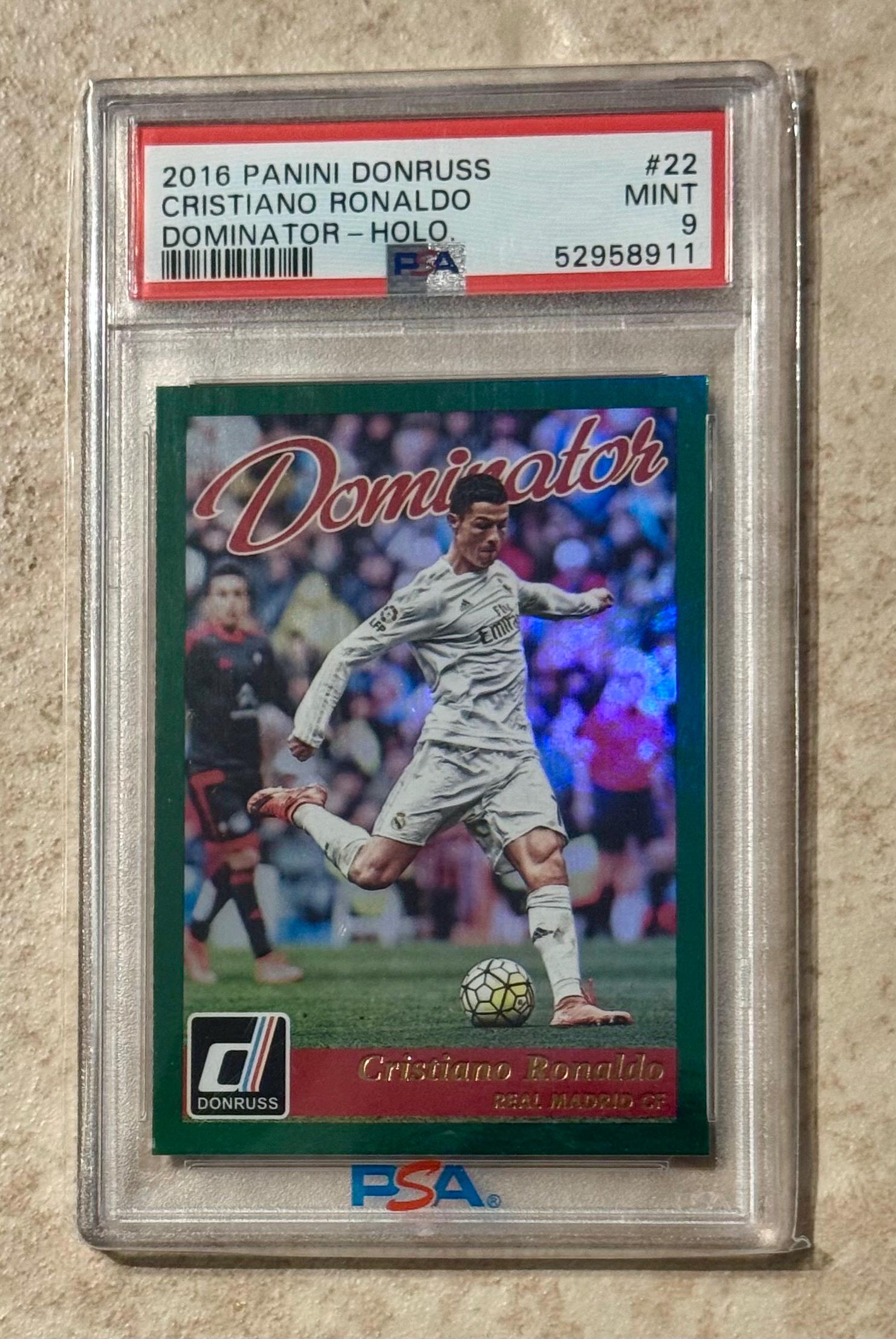 Psa 9 Cristiano Ronaldo Card - Etsy