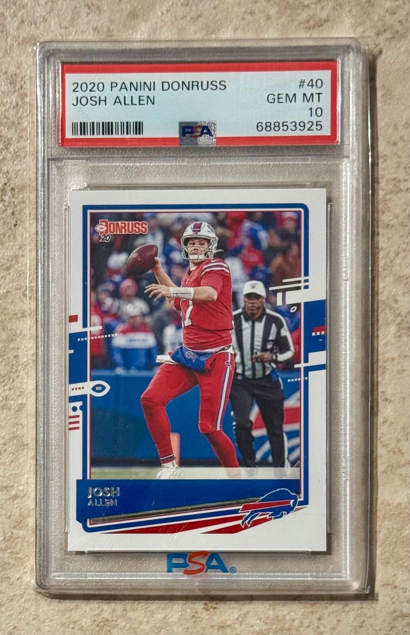 2020 Panini Donruss #40 Josh Allen PSA 10 Gem Mint - Etsy