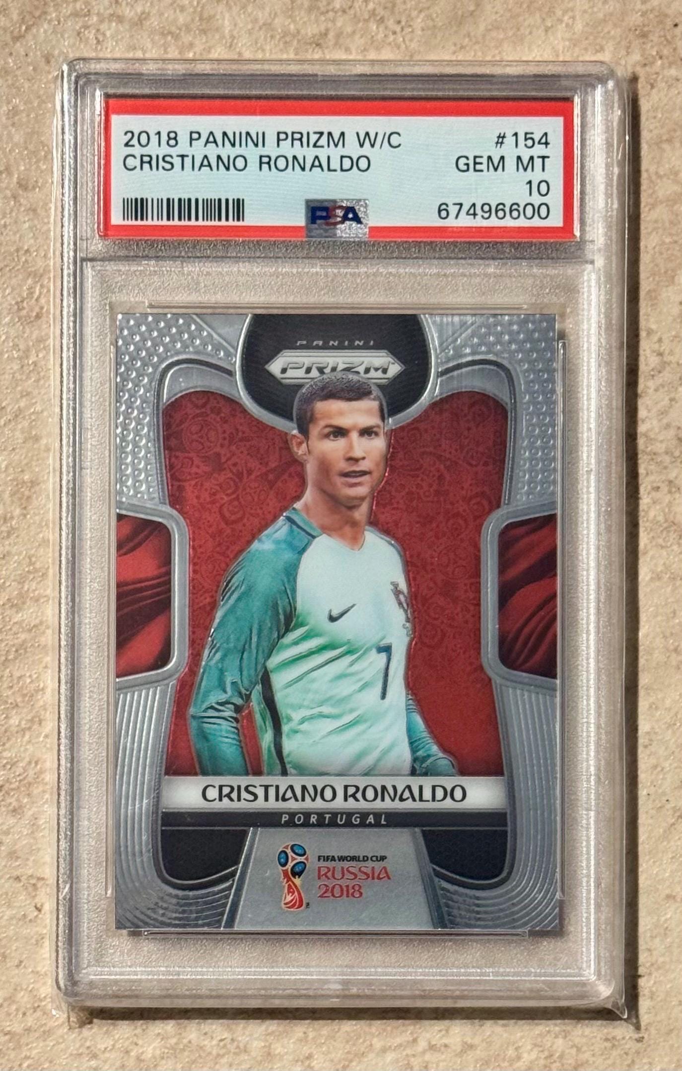 2018 Panini Prizm World Cup Cristiano Ronaldo #154 Portugal PSA 10