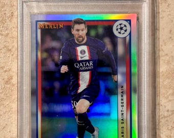 2022 TOPPS Merlin Chrome UEFA Club Competitions Lionel Messi