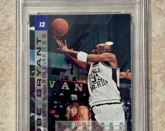 1996 KOBE Bryant Press Pass #13 PSA 8 Rookie RC - Etsy