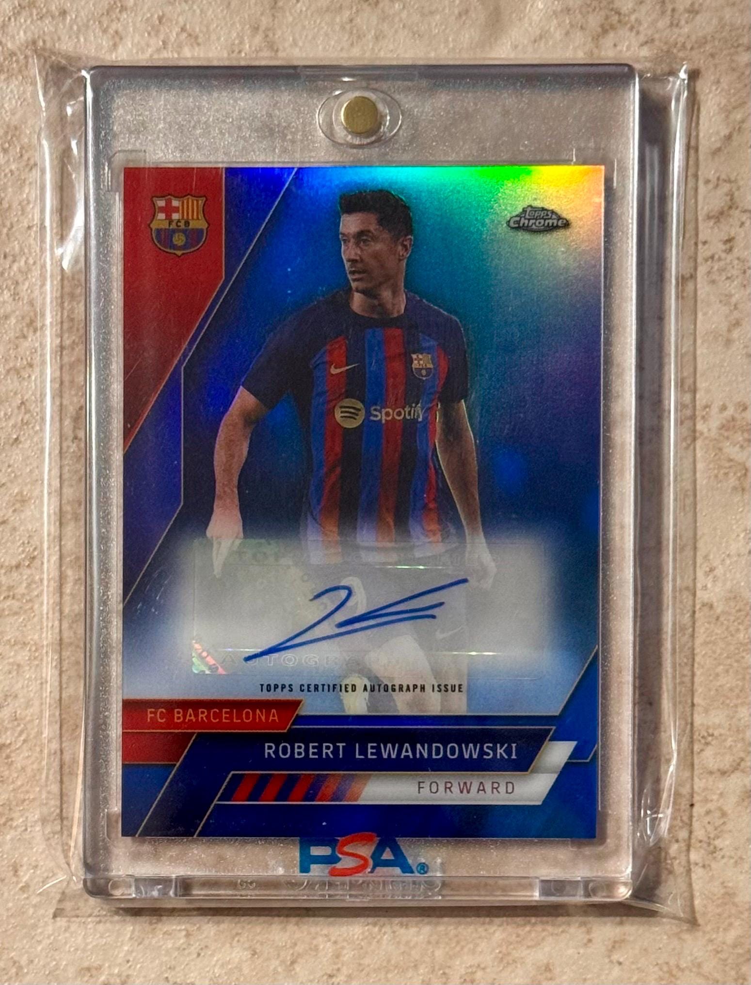 Lewandowski Autograph Card - Etsy