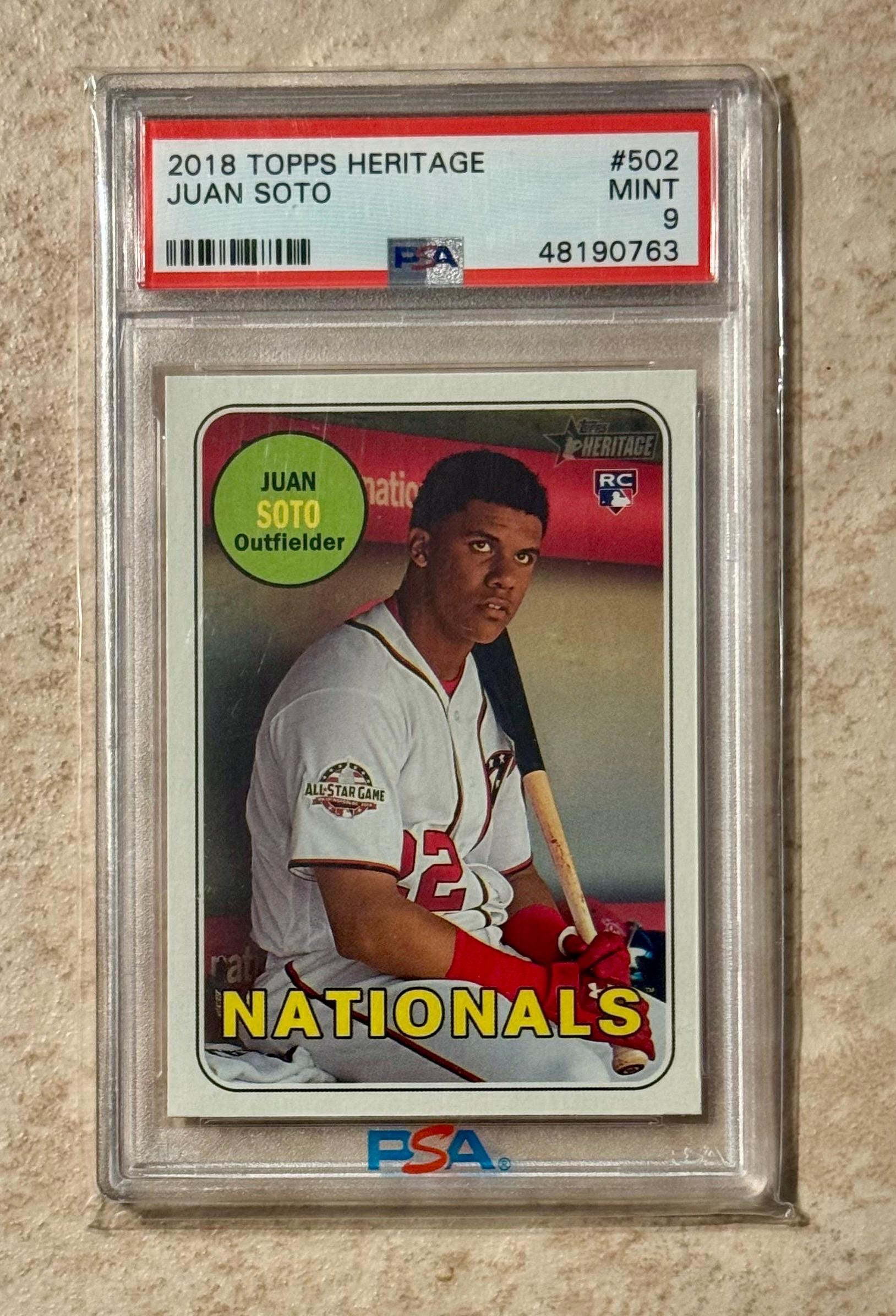 0 Heritage Topps Juan Soto RC #502 | Rookie eBay ID HERITAGE TOPPS 