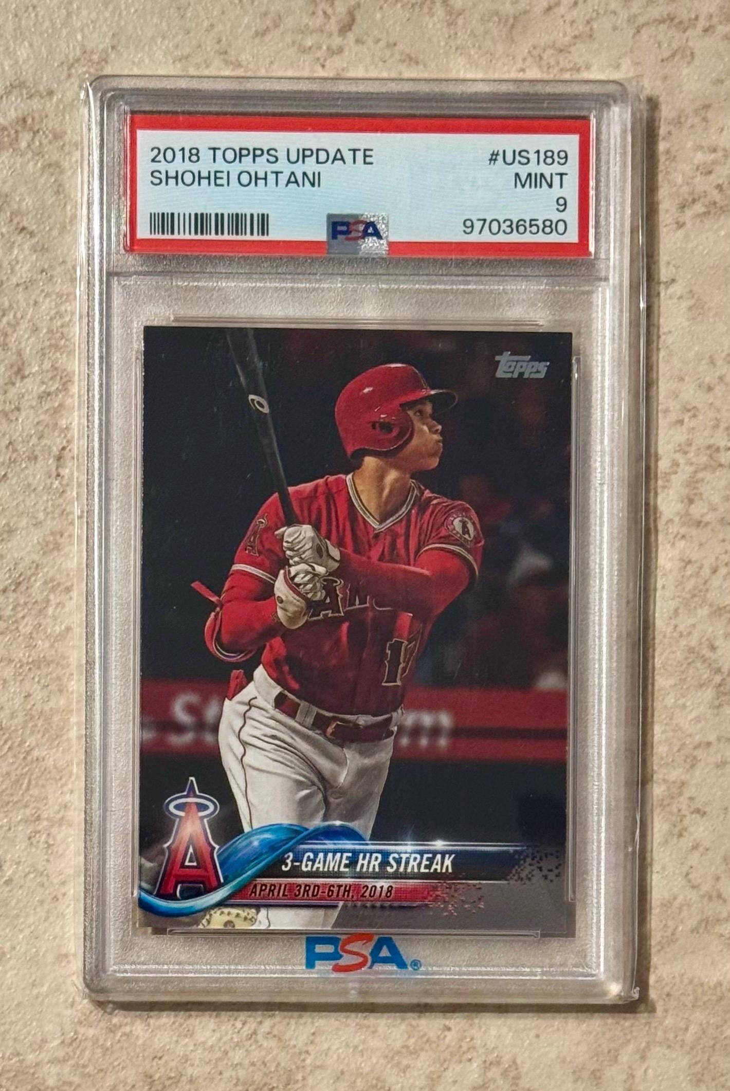 2018 Topps Update Shohei Ohtani #US189 PSA 9 Mint - Etsy