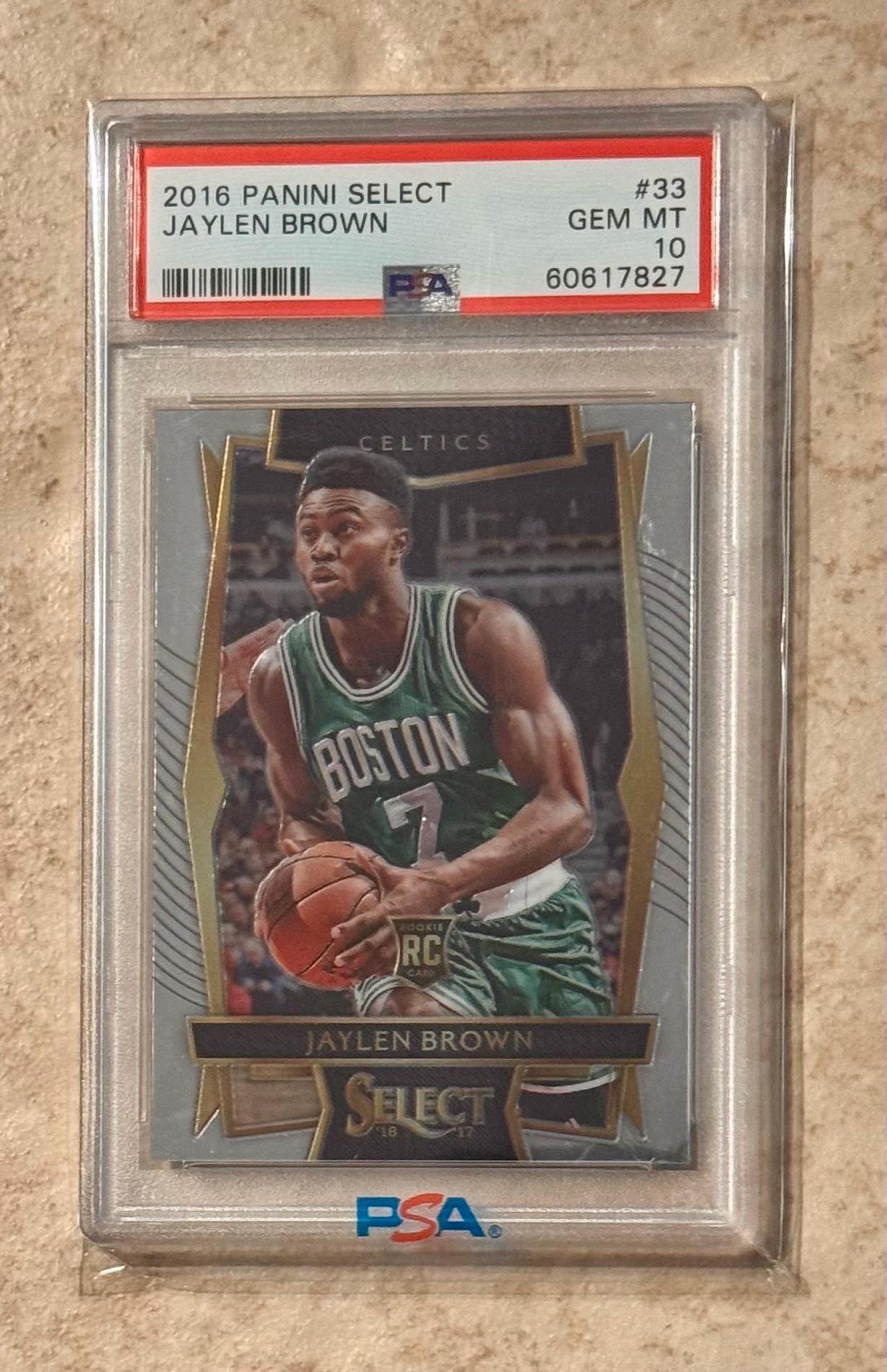 2016-17 Panini Select #33 Jaylen Brown Boston Celtics RC PSA 10