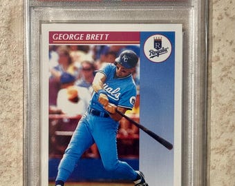 1992 Score #650 George Brett Kansas City Royals PSA 10 Gem Mint - Etsy