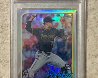 2024 Topps Chrome Update Paul Skenes RC PSA 8 #1 Rookie