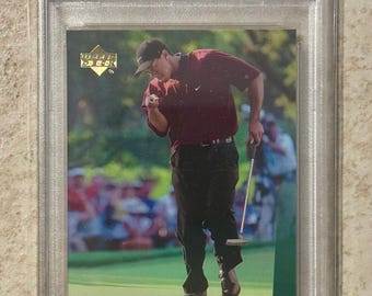 2001 Upper Deck Golf #1 Tiger Woods Rookie Card PSA 10 Gem Mint