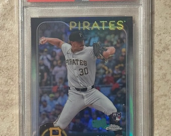 2024 Topps Chrome Update Series - Rookie RC Paul Skenes #USC27 Refractor PSA 9 Mint