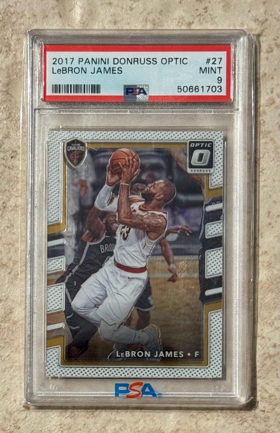 2017 donruss lebron james