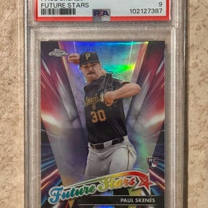 2024 Topps Chrome Update Paul Skenes Rookie Future Stars PSA 9 